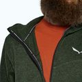 Pile da trekking uomo Salewa Puez Rocca Polarlite Hood dark olive 4
