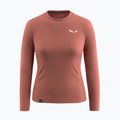 Maniche lunghe trekking da donna Salewa Puez Dry etruscan rosso