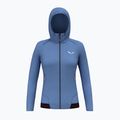 Felpa da trekking donna Salewa Pedroc PL Hooded morning blue