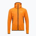 Felpa da trekking da uomo Salewa Agner Hybrid PL/DST FZ Hoody turmeric melange/0910
