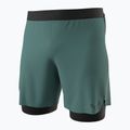 Pantaloncini da corsa DYNAFIT Alpine Pro 2IN1 da uomo atlantic