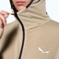 Felpa trekking Salewa donna Agner Hemp 2 con cappuccio sabbie mobili 4