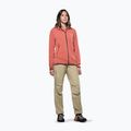 Felpa trekking Salewa donna Agner Hemp 2 con cappuccio rosso etrusco 2