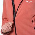 Felpa trekking Salewa donna Agner Hemp 2 con cappuccio rosso etrusco 4