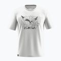 Maglietta Salewa Eagle Geometric da uomo bianco ottico