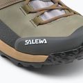 Stivali da trekking Salewa da donna Puez Leather Mid Ptx bungee cord / onyx 7