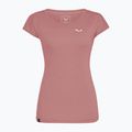 T-shirt donna Salewa Puez Melange Dry desert pink melange