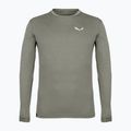 Maglia a maniche lunghe da uomo Salewa Puez Melange Dry faded green melange
