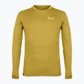 Maglia a maniche lunghe da uomo Salewa Puez Melange Dry olive oil melange