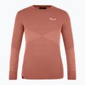 Maglia termica a manica lunga per bambini Salewa Zebru Med Warm AMR etruscan red