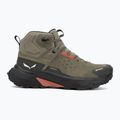 Scarpe da trekking donna Salewa Pedroc 2 Leather Mid PTX faded green/dark olive 2