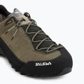 Scarpe da avvicinamento uomo Salewa Wildfire Leather 2 GTX faded green/black 7