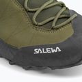 Scarpe da avvicinamento uomo Salewa Wildfire Leather 2 GTX faded green/black 15