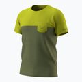 Maglietta da trekking da uomo DYNAFIT Transalper Pocket golden lime/5a40 3
