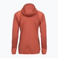 Felpa da trekking da donna Salewa Agner Hybrid PL/DST FZ Hoody etruscan red melange 2