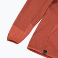 Felpa da trekking da donna Salewa Agner Hybrid PL/DST FZ Hoody etruscan red melange 4