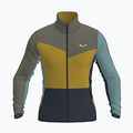 Felpa da trekking da uomo Salewa Puez Cammio PL faded green/multi