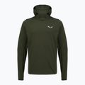 Felpa da trekking da uomo Salewa Puez Sun Hoodie dark olive