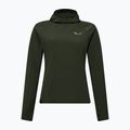 Felpa da trekking da donna Salewa Puez Sun Hoodie dark olive