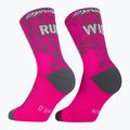 Calzini DYNAFIT Run Wild Crew pink glo 5