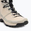 Stivali da trekking Salewa da donna Puez 2 Mid Ptx farina d'avena/ farina d'avena 7