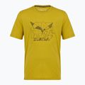 T-shirt da uomo Salewa Eagle Geometric olive oil