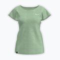 Maglia da trekking da donna Salewa Puez Melange Dry pastel green melange