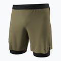 Pantaloncini da corsa da uomo DYNAFIT Alpine Pro 2IN1 military green 8