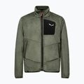 Felpa da trekking uomo Salewa Puez Warm Full Zip faded green