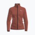 Felpa da trekking donna Salewa Puez Warm Full Zip etruscan red