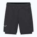 Pantaloncini da trekking da uomo Salewa Pedroc DST 2IN1 black out