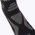 Calze da trekking Jack Wolfskin Hiking Pro Low Cut grigio scuro/ grigio scuro 3