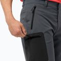 Pantaloncini da trekking Jack Wolfskin Active Track da uomo, ferro scuro 4