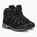 Stivali da trekking da uomo LOWA Baldo GTX nero/arancio 4