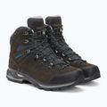 Stivali da trekking da donna LOWA Badia GTX antracite/blu 4