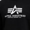 Felpa Alpha Industries da uomo Basic nero 4