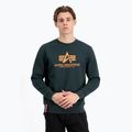 Felpa da uomo Alpha Industries Basic color petrolio scuro