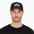 Alpha Industries Basic Trucker, cappellino da baseball da uomo, nero 6