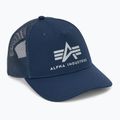 Alpha Industries Basic Trucker, berretto da baseball da uomo, rep. blu