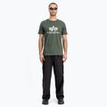 Maglietta Alpha Industries Basic oliva scuro da uomo 2