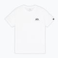 Alpha Industries Basic Small Logo T-shirt bianca da uomo 6
