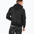 Giacca Alpha Industries da uomo MA-1 TT con cappuccio bicolore nero/nero 2