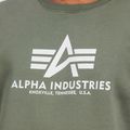 Alpha Industries felpa Basic oliva scuro da uomo 6