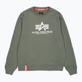 Alpha Industries felpa Basic oliva scuro da uomo 7