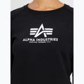 Felpa Alpha Industries da donna New Basic nero 5