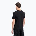 Alpha Industries Basic Small Logo T-shirt uomo nero/arancio neon 3