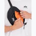 Alpha Industries - Marsupio con stampa in gomma nero 3