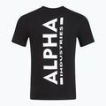 Maglietta Alpha Industries da uomo Backprint nero 2