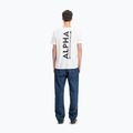 Maglietta Alpha Industries da uomo Backprint bianco 3