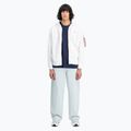 Felpa Alpha Industries uomo Back Print Zip bianco 2